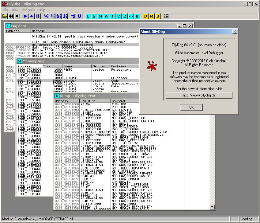 Ollydbg 64 bit rus скачать