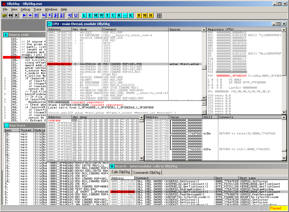 OllyDbg screenshot